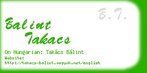 balint takacs business card